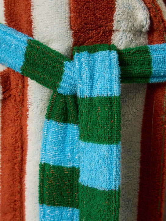 Dusen Dusen: Field cotton blend bathrobe - Multicolor - women_1 | Luisa Via Roma