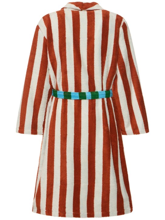 Dusen Dusen: Field cotton blend bathrobe - ecraft_1 | Luisa Via Roma