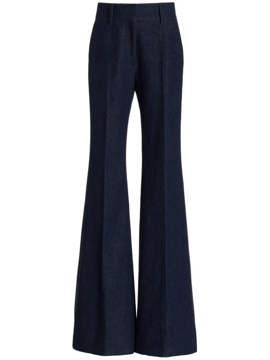 Gabriela Hearst: Rhein flared denim pants - women_0 | Luisa Via Roma