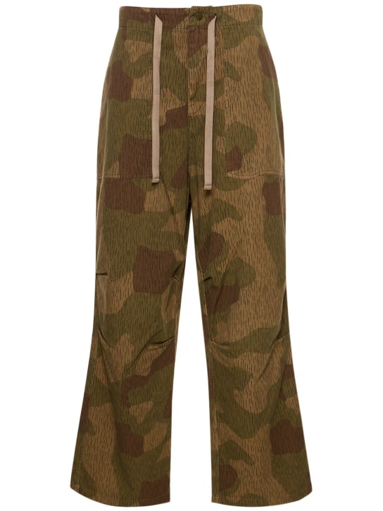 Moncler Genius: Moncler x Palm Angels cargo pants - Brown - men_0 | Luisa Via Roma