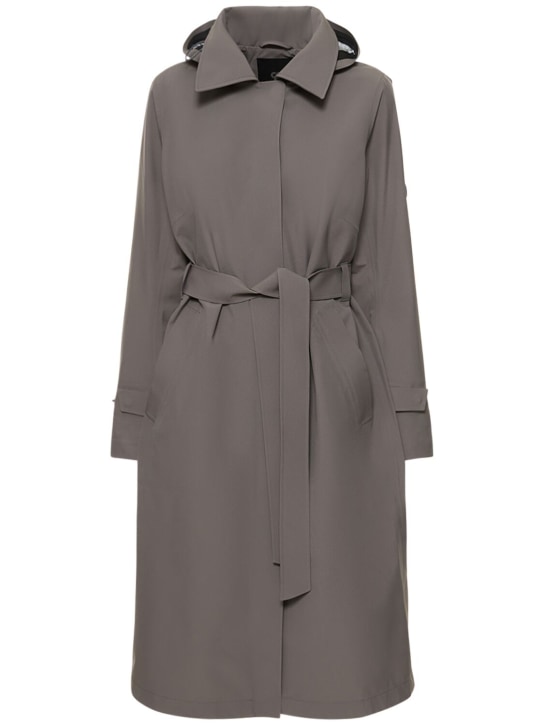 Alphatauri: Omeca buttoned long coat - Gri - women_0 | Luisa Via Roma