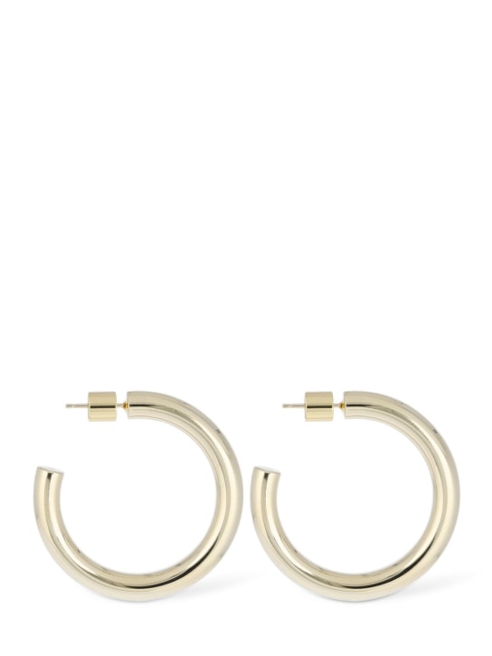 Jennifer Fisher: Michelle mini hoop earrings - Altın Rengi - women_0 | Luisa Via Roma