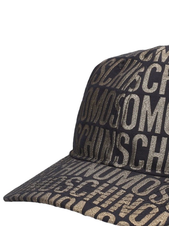 Moschino: Gorra de nylon con jacquard - men_2 | Luisa Via Roma