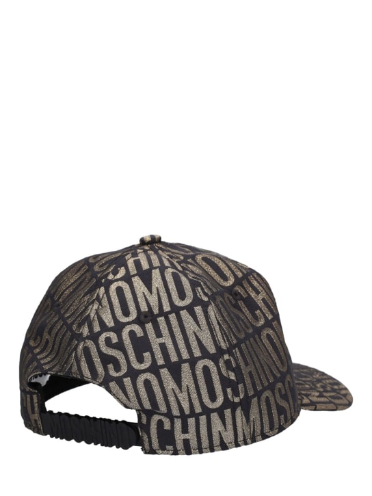 Moschino: Gorra de nylon con jacquard - men_3 | Luisa Via Roma