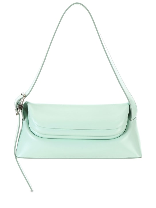Osoi: Folder Brot leather shoulder bag - Light Mint - women_0 | Luisa Via Roma