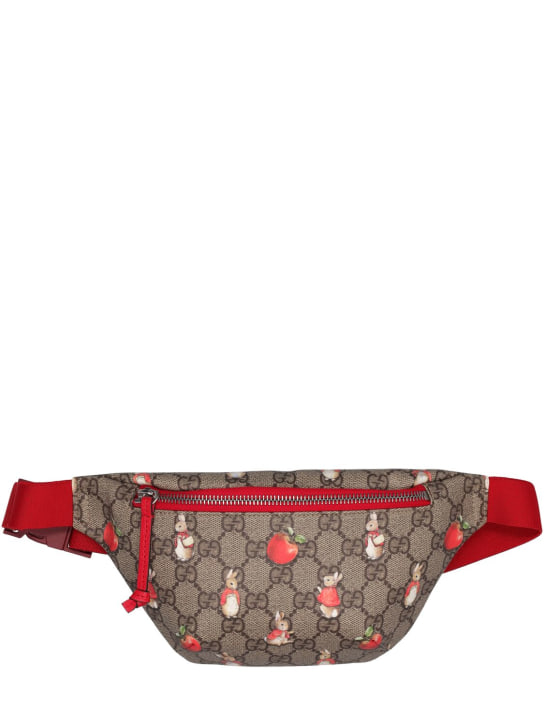 Gucci: GG supreme belt bag - Ebony/Multi - kids-girls_0 | Luisa Via Roma