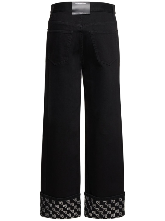 Alexander Wang: Embellished straight jeans - women_4 | Luisa Via Roma