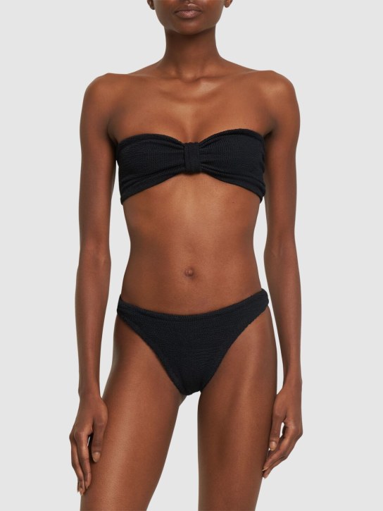 Hunza G: Jean seersucker bikini - women_1 | Luisa Via Roma