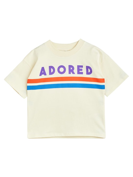 Mini Rodini: Sweat-shirt en coton biologique imprimé - kids-girls_0 | Luisa Via Roma