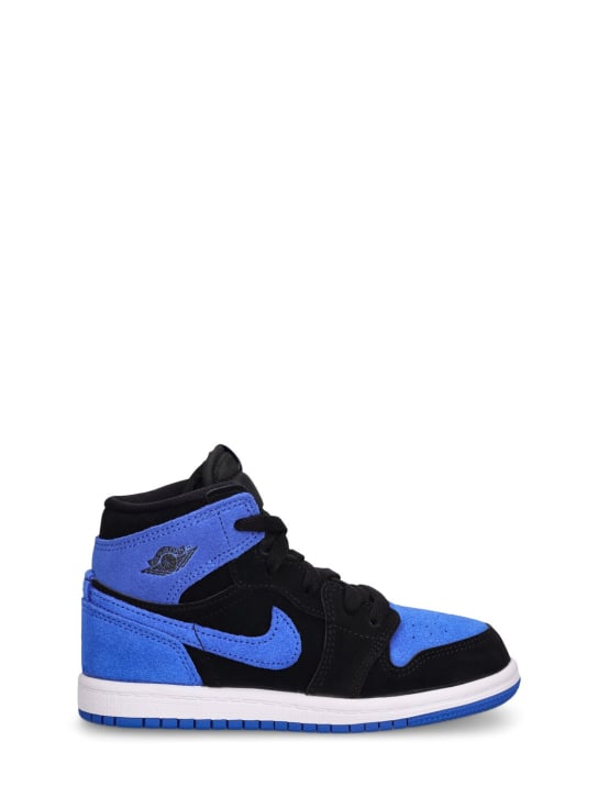 Nike: Jordan 1 Retro High OG sneakers - Blue/Black - kids-girls_0 | Luisa Via Roma