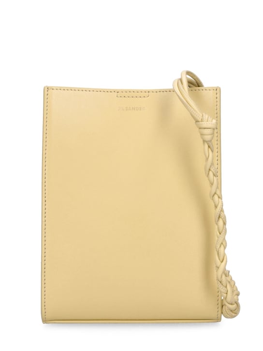 Jil Sander: Small Tangle soft nappa shoulder bag - Oak - women_0 | Luisa Via Roma