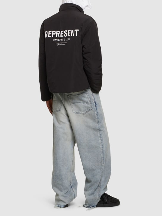Represent: Represent Owners Club 다운 재킷 - 블랙 - men_1 | Luisa Via Roma