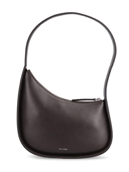 The Row: Half Moon smooth leather shoulder bag - women_0 | Luisa Via Roma