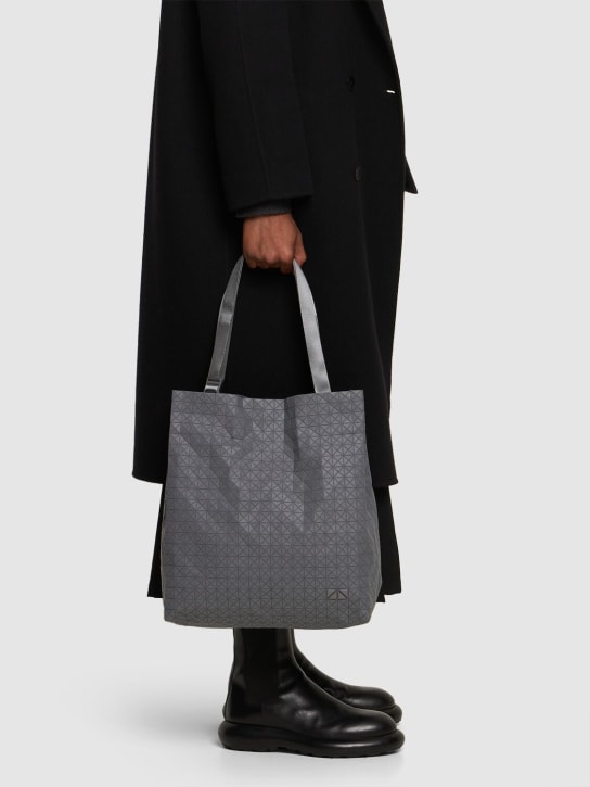 Bao Bao Issey Miyake: Small Cart cotton tote bag - Grey - men_1 | Luisa Via Roma