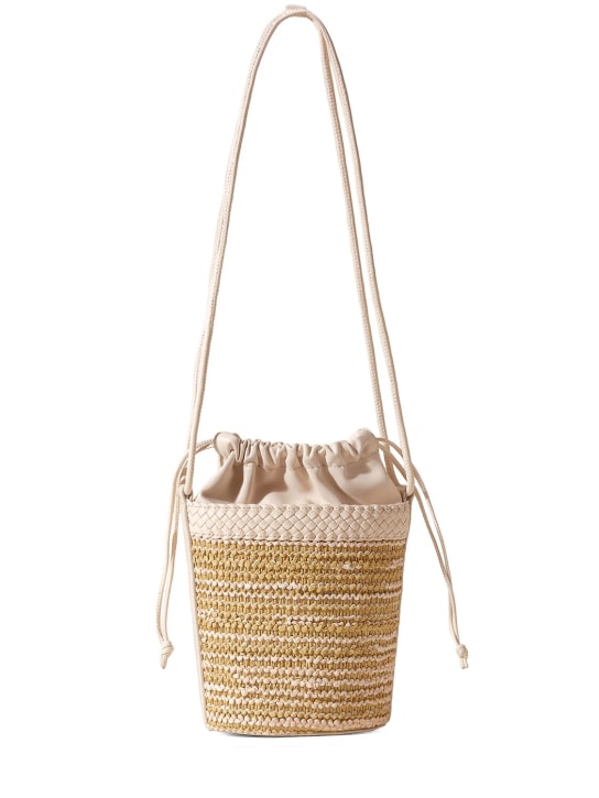 Hereu: Palau raffia & leather bucket bag - women_0 | Luisa Via Roma