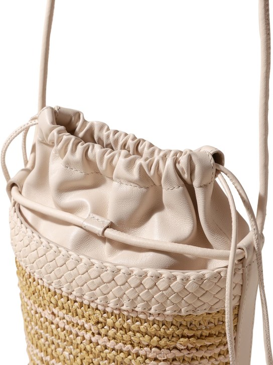 Hereu: Palau raffia & leather bucket bag - women_1 | Luisa Via Roma