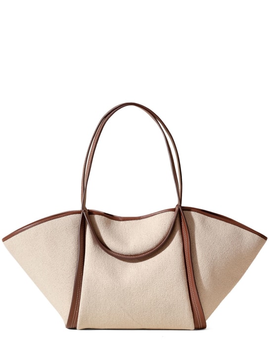 Hereu: Cuber organic canvas shoulder bag - women_0 | Luisa Via Roma