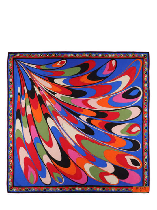 Printed silk twill scarf - Pucci - Women | Luisaviaroma
