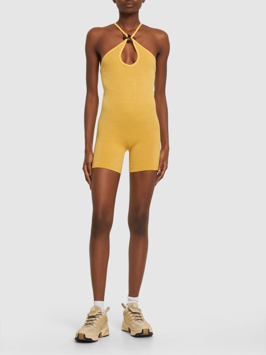 Nagnata: Surya all-in-one jumpsuit - Yellow - women_1 | Luisa Via Roma