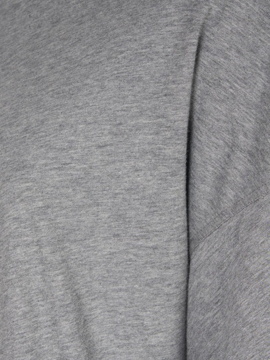 The Row: Vestito lungo Simo in jersey di cotone - women_4 | Luisa Via Roma