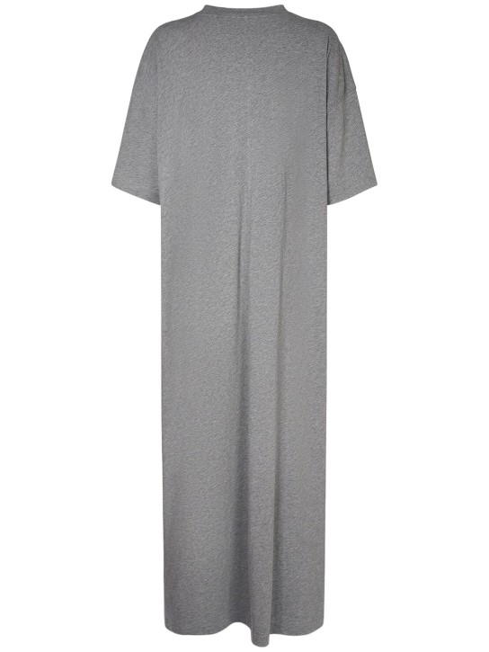 The Row: Vestito lungo Simo in jersey di cotone - women_3 | Luisa Via Roma