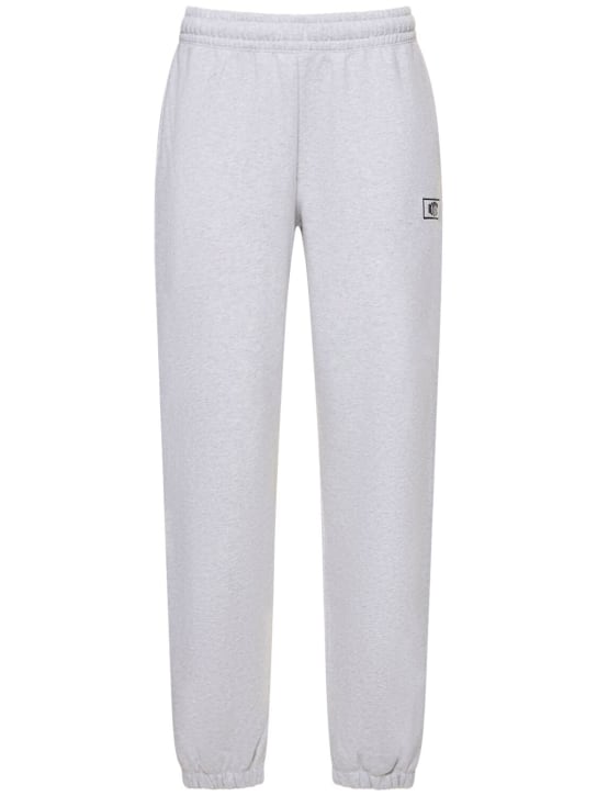 Rotate: Logo cotton sweatpants - Grey - women_0 | Luisa Via Roma