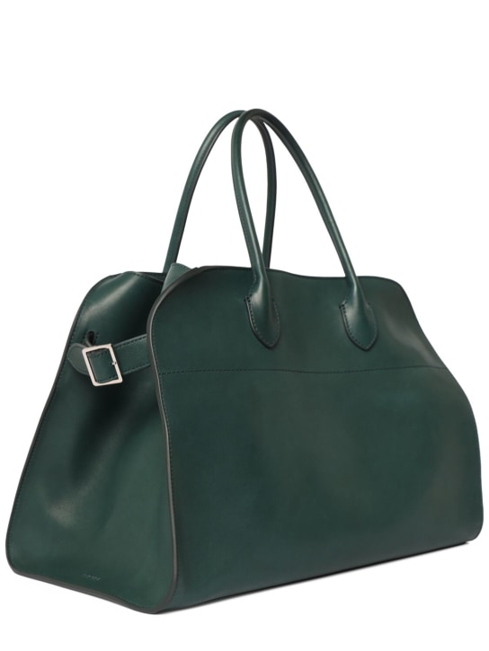 The Row: Soft Margaux 15 saddle leather tote bag - women_1 | Luisa Via Roma