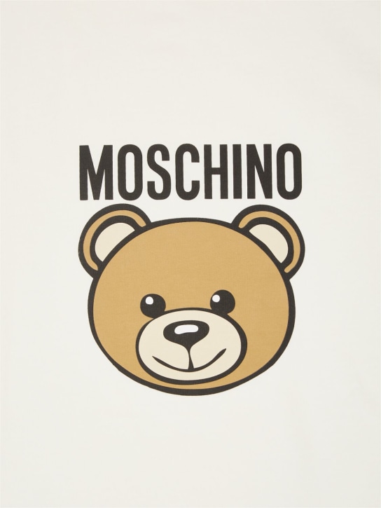 Moschino: 코튼 저지 블랭킷 - kids-girls_1 | Luisa Via Roma