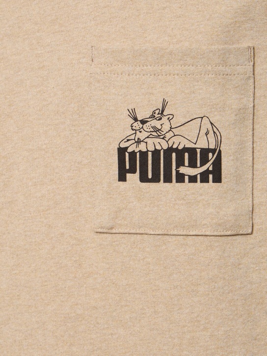 PUMA: Camiseta con bolsillo - Desert Tan - men_1 | Luisa Via Roma