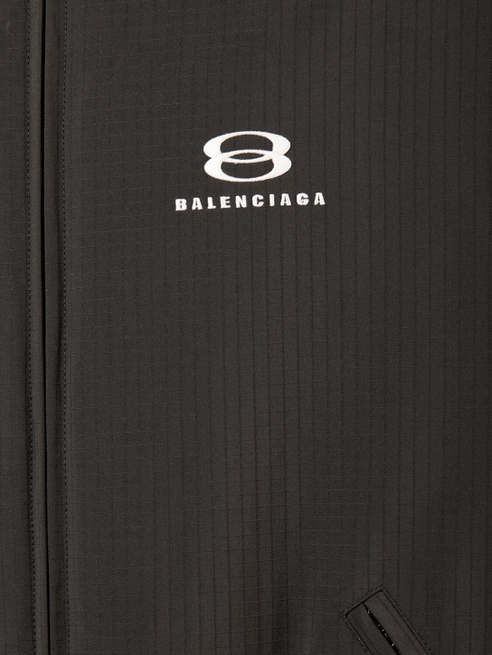 Balenciaga: Cocoon Kick 테크 윈드브레이커 재킷 - 블랙 - women_1 | Luisa Via Roma