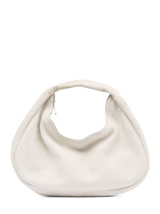 St. Agni: LVR Exclusive Bon Bon leather bag - Cool White - women_0 | Luisa Via Roma
