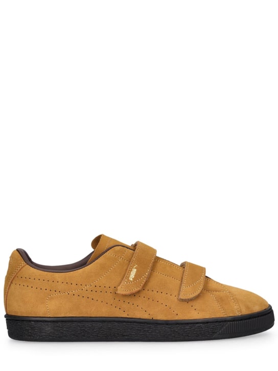 PUMA: Sneakers NOAH Classic V in camoscio - Golden Brown - men_0 | Luisa Via Roma