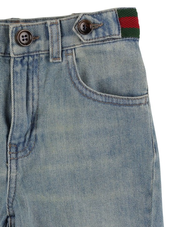 Gucci: Jeans de denim - Azul - kids-boys_1 | Luisa Via Roma