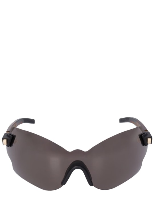 Kuboraum Berlin: E51 Mask acetate sunglasses - Black - women_0 | Luisa Via Roma