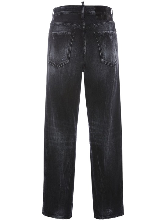 Dsquared2: Crop-Jeans mit hohem Bund und Rissen „Boston“ - women_4 | Luisa Via Roma