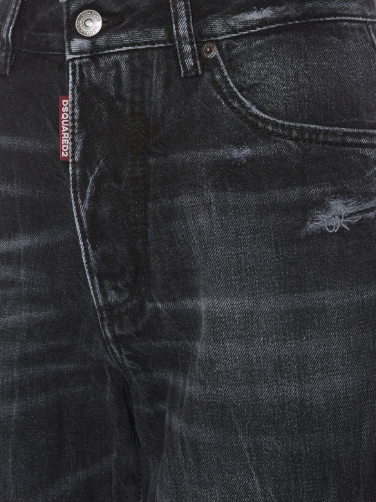 Dsquared2: Crop-Jeans mit hohem Bund und Rissen „Boston“ - women_3 | Luisa Via Roma