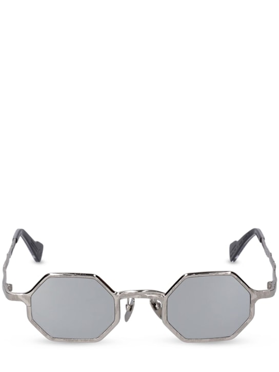 Kuboraum Berlin: Z19 squared metal sunglasses - men_0 | Luisa Via Roma