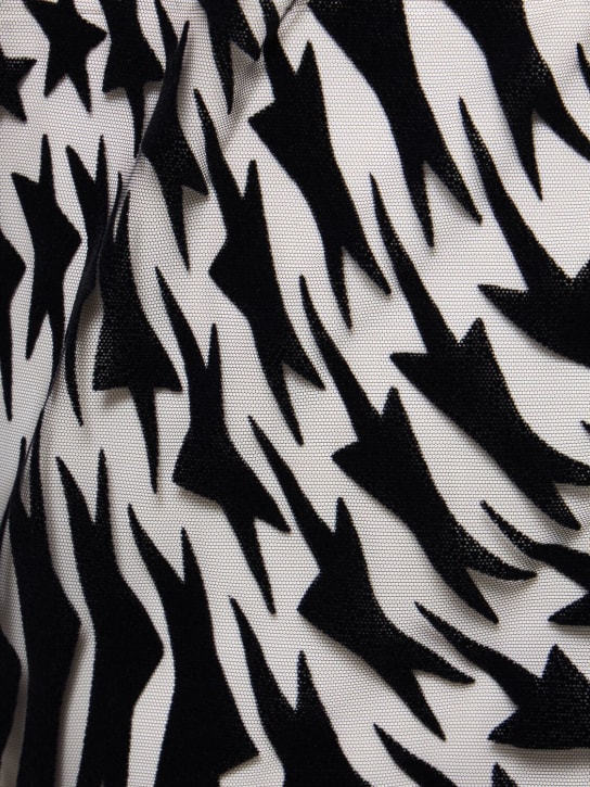 MUGLER: Flocked star tulle t-shirt - men_3 | Luisa Via Roma