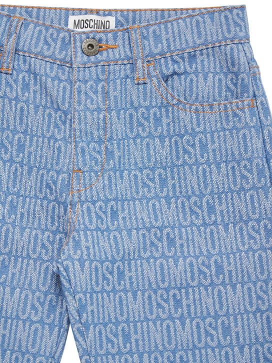 Moschino: Cotton denim jeans - Kot - kids-boys_1 | Luisa Via Roma