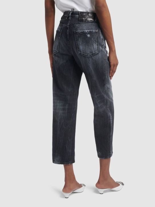 Dsquared2: Crop-Jeans mit hohem Bund und Rissen „Boston“ - women_2 | Luisa Via Roma