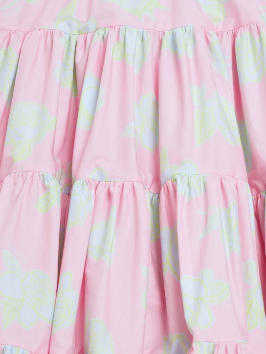 Versace: Cotton poplin maxi skirt - Pembe - kids-girls_1 | Luisa Via Roma