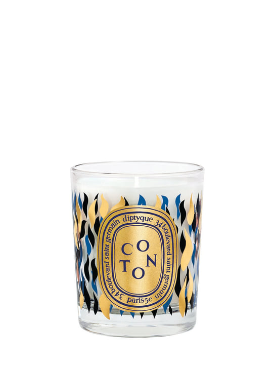 Diptyque: 70gr Coton candle - Transparent - beauty-men_0 | Luisa Via Roma