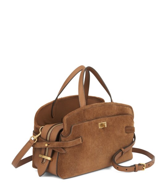 Anya Hindmarch: Small Wilson suede tote bag - women_1 | Luisa Via Roma