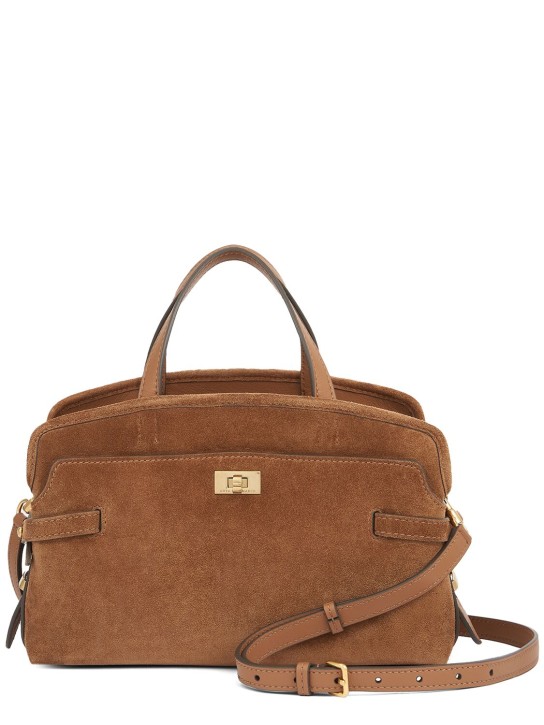 Anya Hindmarch: Small Wilson suede tote bag - women_0 | Luisa Via Roma