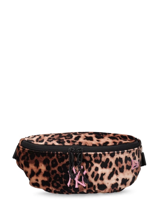 New Era: NY Yankees leopard velour belt bag - women_0 | Luisa Via Roma