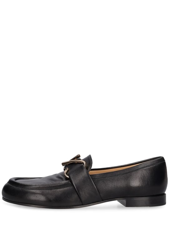 Proenza Schouler: 10mm Leather loafers - Black - women_0 | Luisa Via Roma