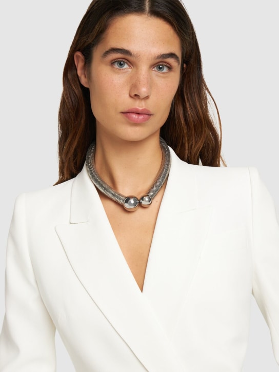 Rabanne: Collar Pixel Collier - Plata - women_1 | Luisa Via Roma