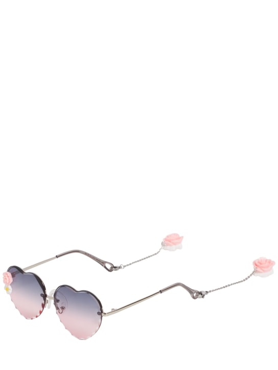 Monnalisa: Embellished heart sunglasses - kids-girls_1 | Luisa Via Roma