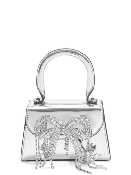 Self-portrait: Micro metallic bow bag - women_0 | Luisa Via Roma