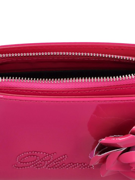 Blumarine: Borsa in vernice - Very Berry - women_6 | Luisa Via Roma